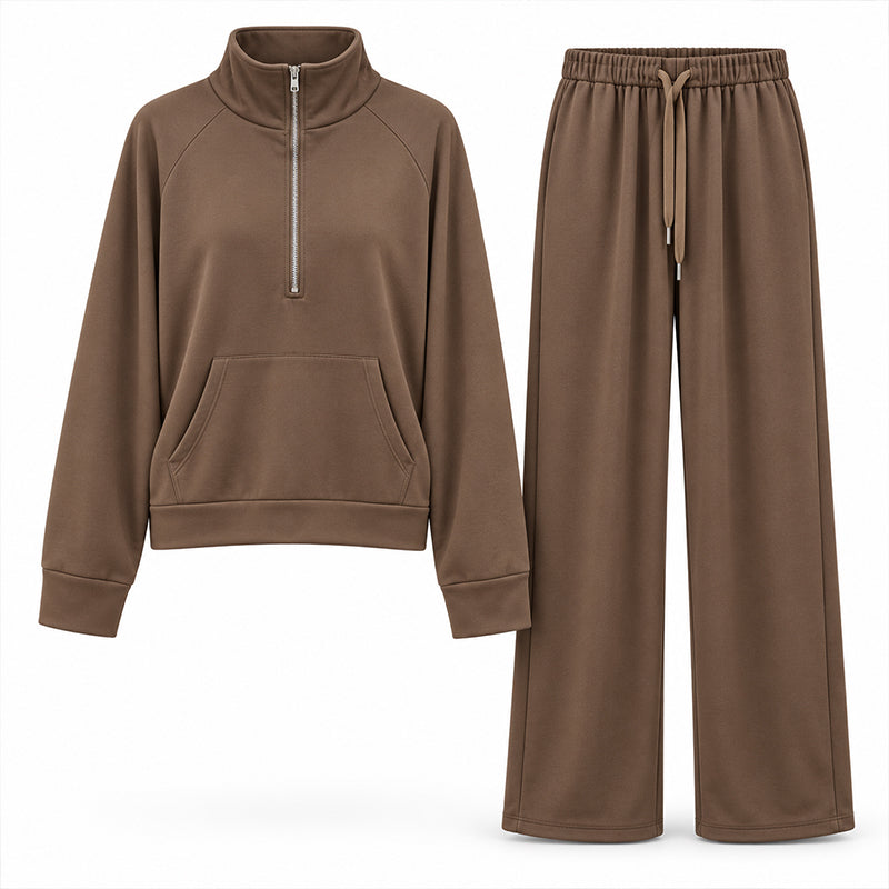 🔥50 % rabatt✨👚 Oversized damegenser med rund hals | Rynkedetaljer, myk strikk og avslappet passform
