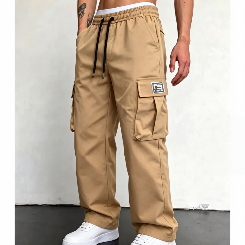 🔥 50% RABATT 🔥 Cargobukser for Menn – Løs & Avslappet Passform, Allsidig & Komfortabel 👖✨