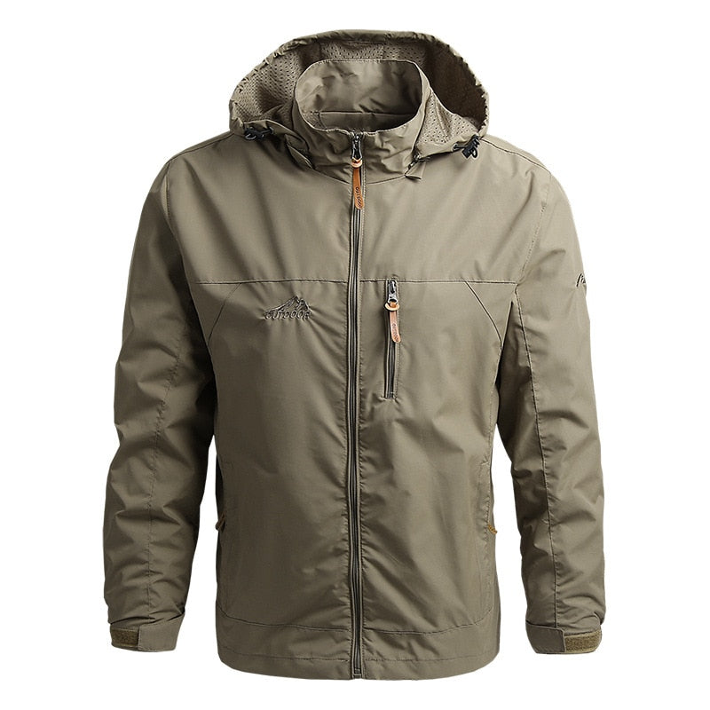🧥 Vindtett klatrejakke for menn – vanntett softshell