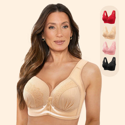🔥Kjøp 1 – få 1 gratis✨👙 CloudComfort™ bomullsbh med knapper foran | Myk komfort til hverdag