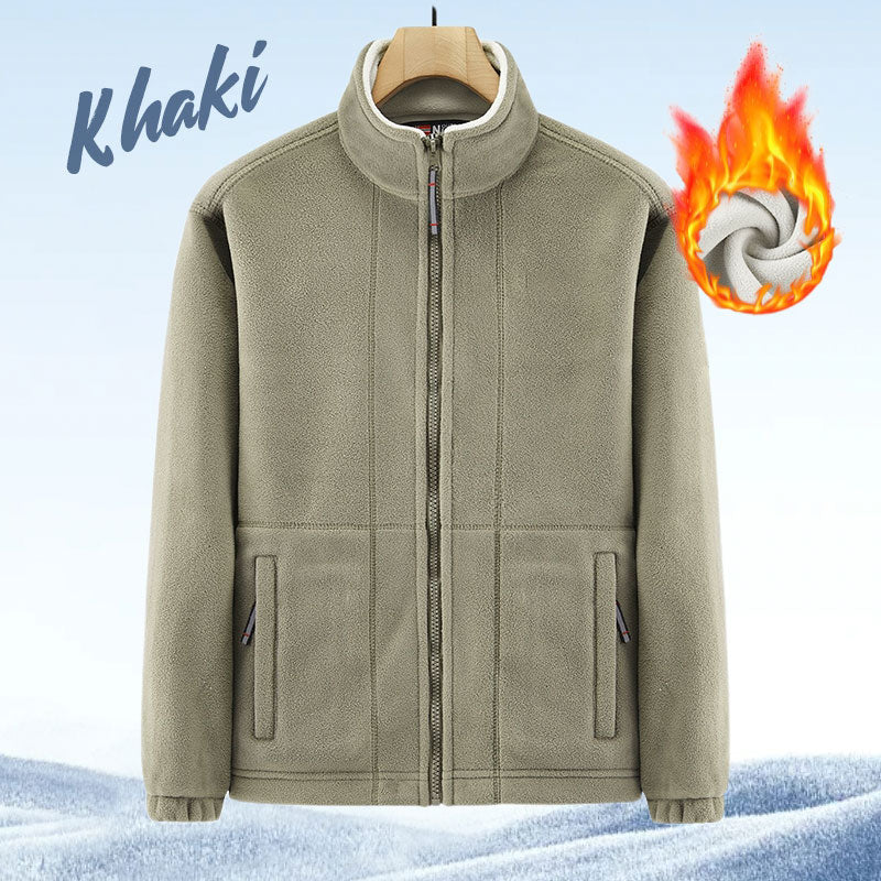 🎄Herrejakke i dobbeltvevd fleece