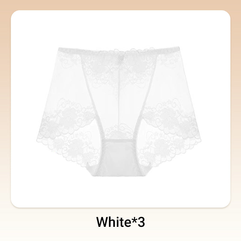 💥Håndheklet blonder med høy høyde Boxer Briefs for kvinner