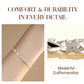 ✨Elegant, glitrende armbånd med firkløver🍀Gratis smykkeskrin💝