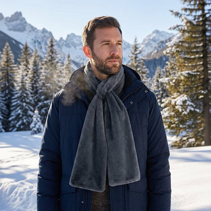 【Kjøp 1 få 1 gratis】🧣 Skjerf med åpen hals og glidelåslomme fra Sprigs