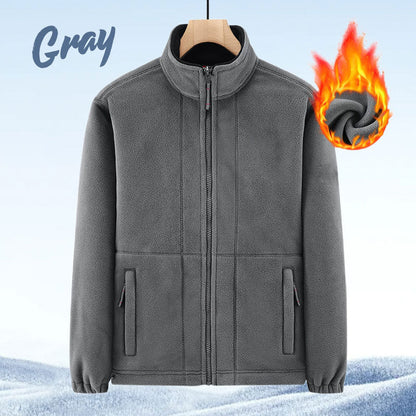 🎄Herrejakke i dobbeltvevd fleece