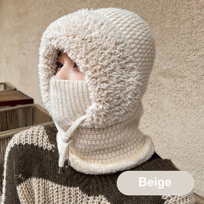 🧣 3-i-1 vinterbalaklava for kvinner – passer under hjelm