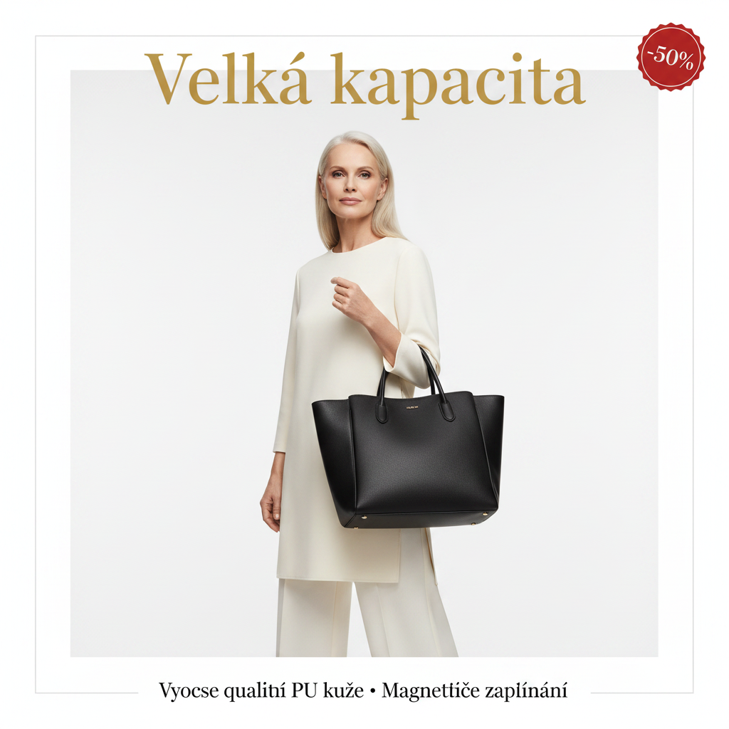 👜 Bulgaranest Stor veske i PU-lær | Stor kapasitet | 5 farger | Dameveske