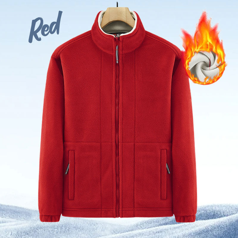 🎄Herrejakke i dobbeltvevd fleece