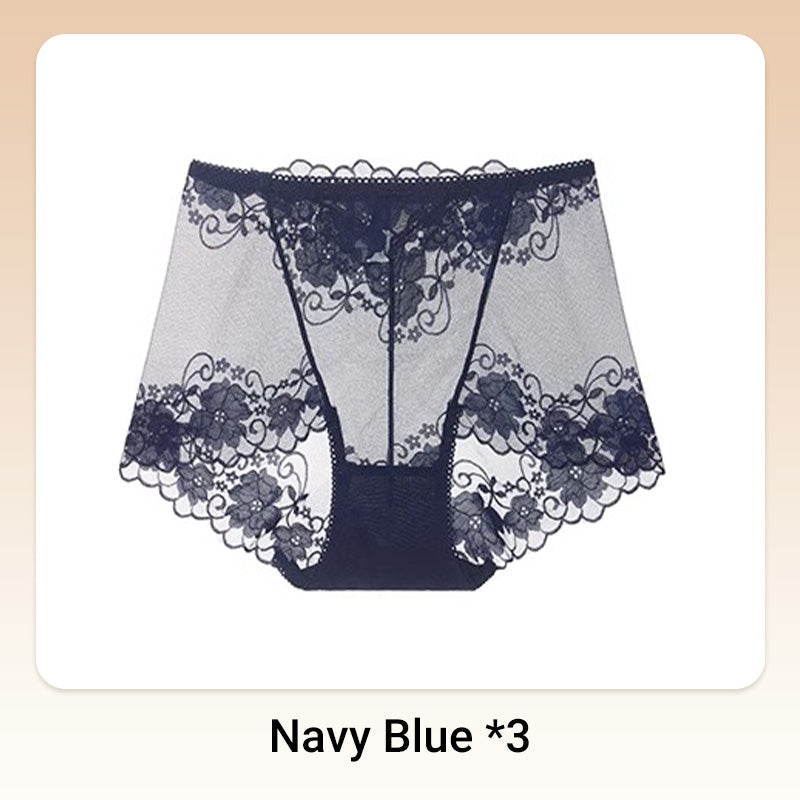 💥Håndheklet blonder med høy høyde Boxer Briefs for kvinner