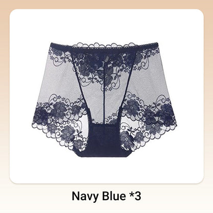 💥Håndheklet blonder med høy høyde Boxer Briefs for kvinner