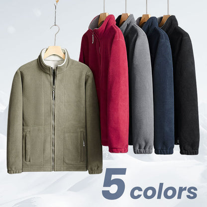 🎄Herrejakke i dobbeltvevd fleece
