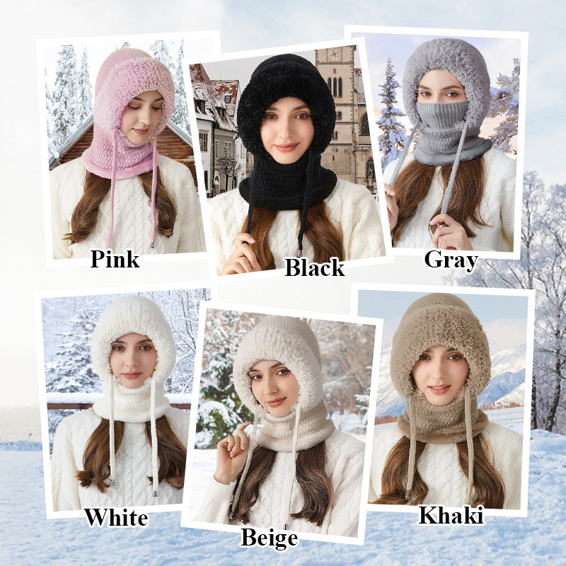🧣 3-i-1 vinterbalaklava for kvinner – passer under hjelm