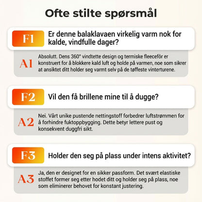 Unisex vindtett vintermaske – Dekker hele ansiktet for maksimal varme og beskyttelse ❄️🧣