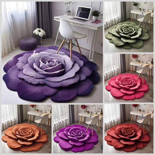 🌺Неплъзгащ се цветен килим