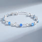 ✨Elegant, glitrende armbånd med firkløver🍀Gratis smykkeskrin💝