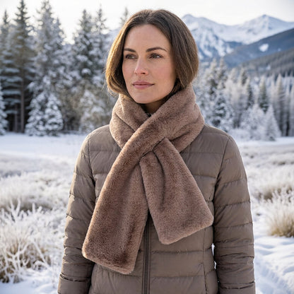 【Kjøp 1 få 1 gratis】🧣 Skjerf med åpen hals og glidelåslomme fra Sprigs