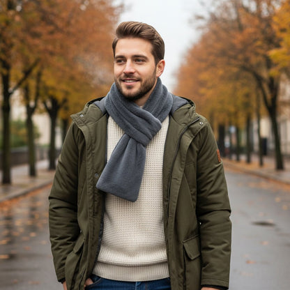 【Kjøp 1 få 1 gratis】🧣 Skjerf med åpen hals og glidelåslomme fra Sprigs
