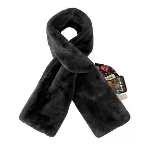 【Kjøp 1 få 1 gratis】🧣 Skjerf med åpen hals og glidelåslomme fra Sprigs