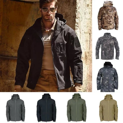 💥 50% RABATT 🌧️🧥 Vanntett & Isolert Friluftsjakke for Menn – Laget for Vind og Regn, Varm & Allsidig ❄️🔥