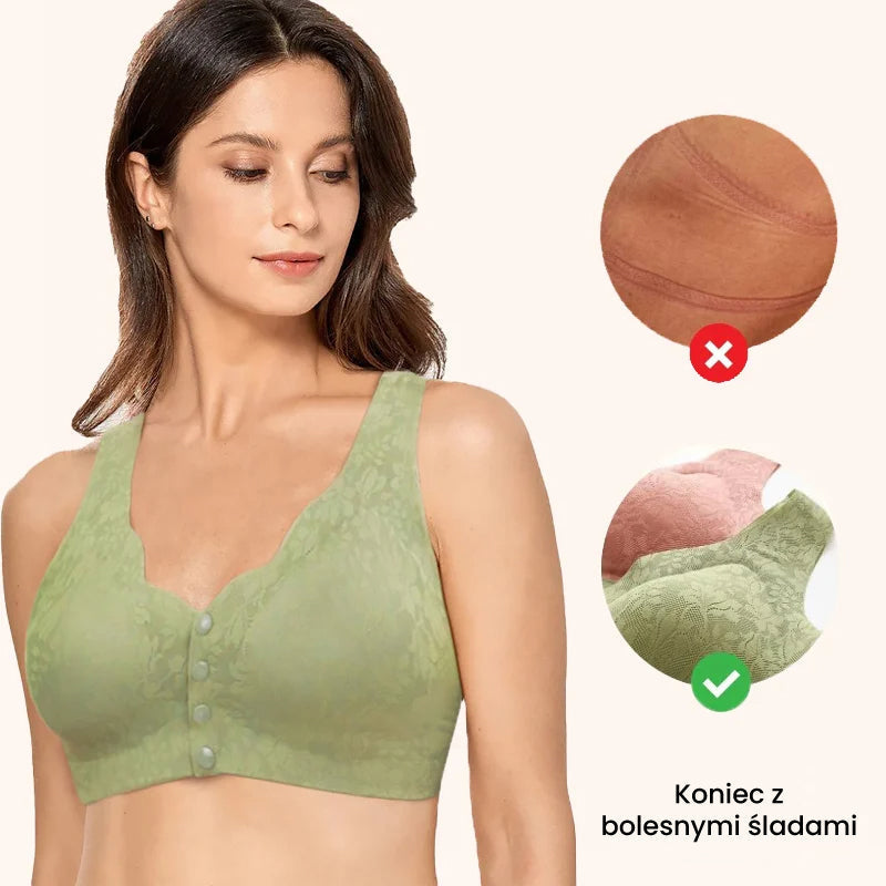 🔥Kjøp 1 – få 1 gratis✨👙 Sømløs BH med lukking foran for damer | Usynlig under klærne – komfort hele dagen