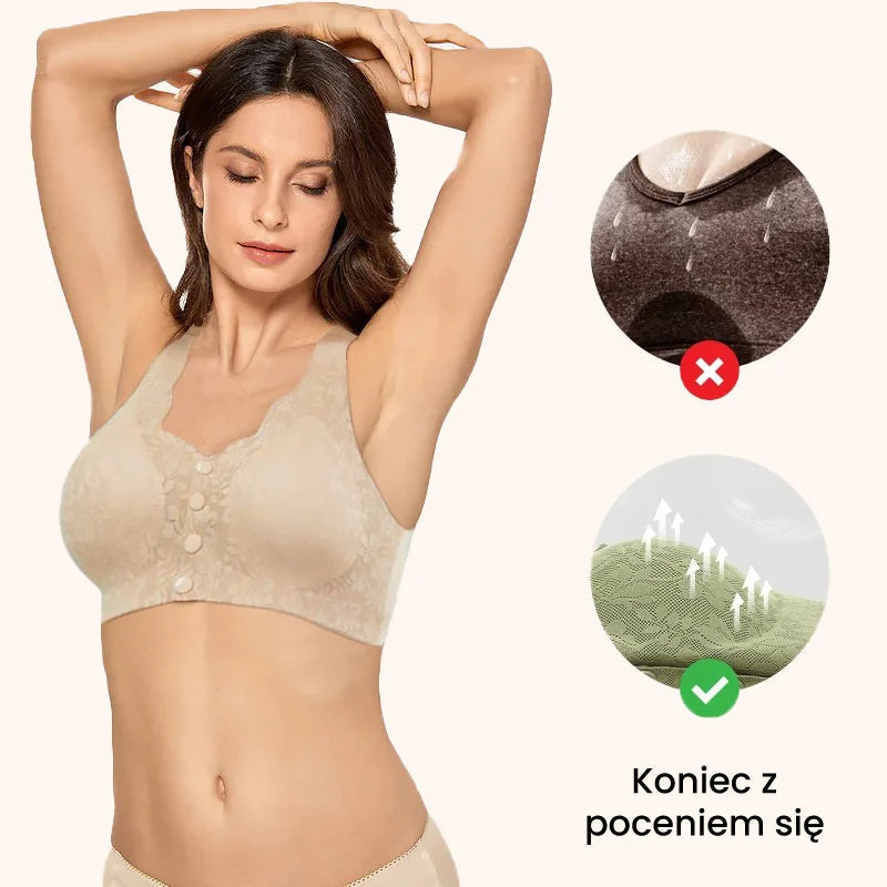 🔥Kjøp 1 – få 1 gratis✨👙 Sømløs BH med lukking foran for damer | Usynlig under klærne – komfort hele dagen