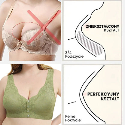 🔥Kjøp 1 – få 1 gratis✨👙 Sømløs BH med lukking foran for damer | Usynlig under klærne – komfort hele dagen