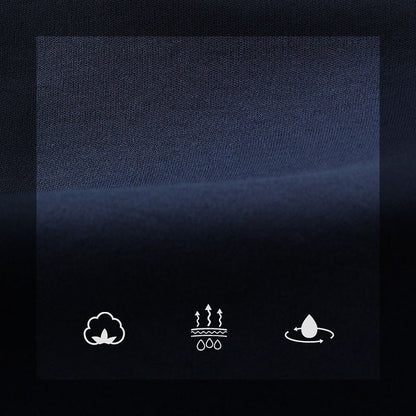 🔥Herre-fritids-bomulls-sweatshirt med lange ermer og krage