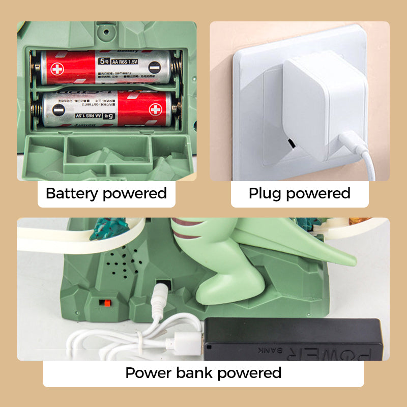 💝Електрически динозавър за преследване на писта за игра🦕