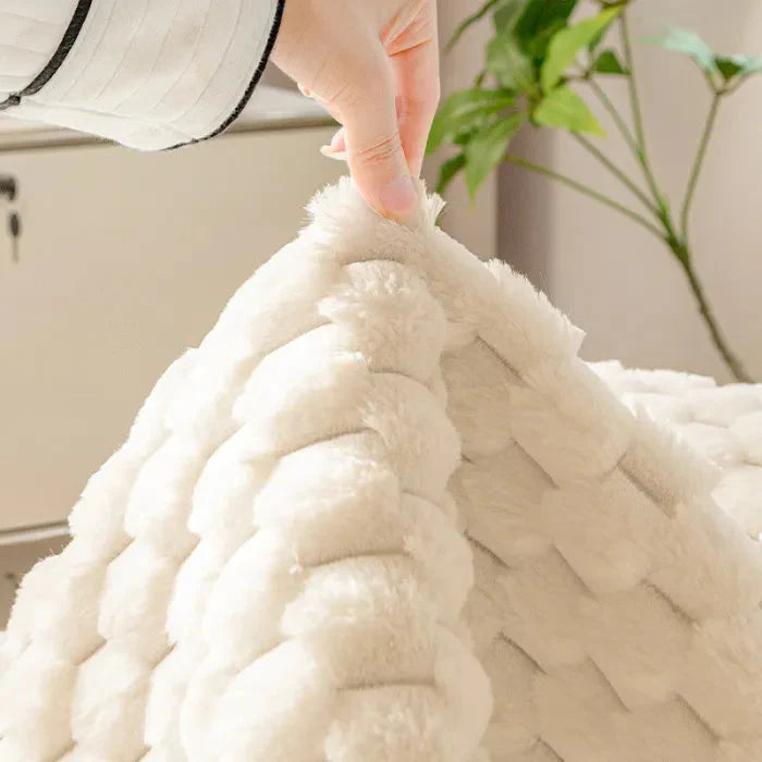 Winter Gift-Extremely Soft, Fluffy, Luxurious Soft Sofa Cover