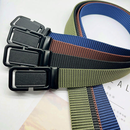 Automatic buckle training outdoor belt