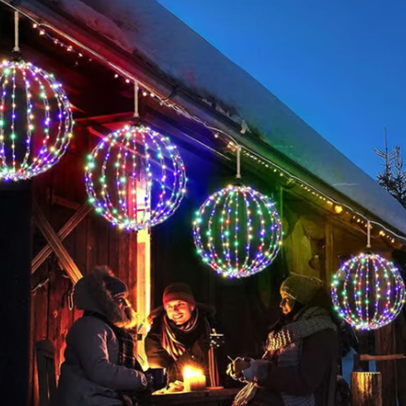 Висящи LED сфера декорация светлина