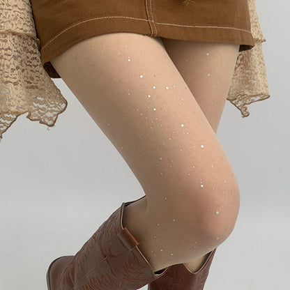 【1 +1 gratis】🎉 Fasjonable glittersokker for kvinner