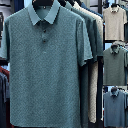 Мъжка лека риза за голф с къс ръкав