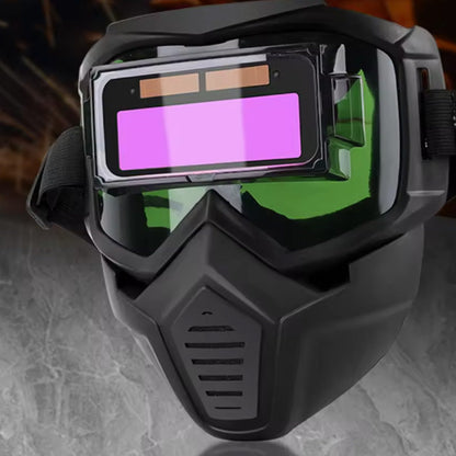 Автоматично затъмняваща се заваръчна каска за безопасност на очите