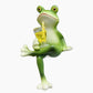 🔥 Гореща продажба 🐸🍷 Висяща декоративна жаба в саксия