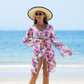 🏖️Дамски моден многоцветен печатан бански от 3 части