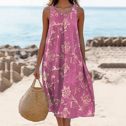 Печатана дамска ежедневна рокля