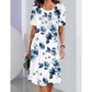 Дамска ежедневна рокля с щампа