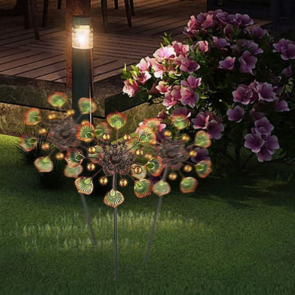 🦚Вятърна мелница с паунова опашка за вътрешния двор и градината