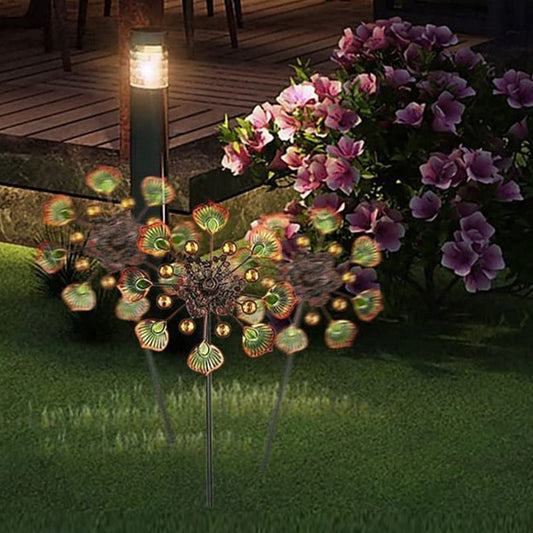 🦚Вятърна мелница с паунова опашка за вътрешния двор и градината