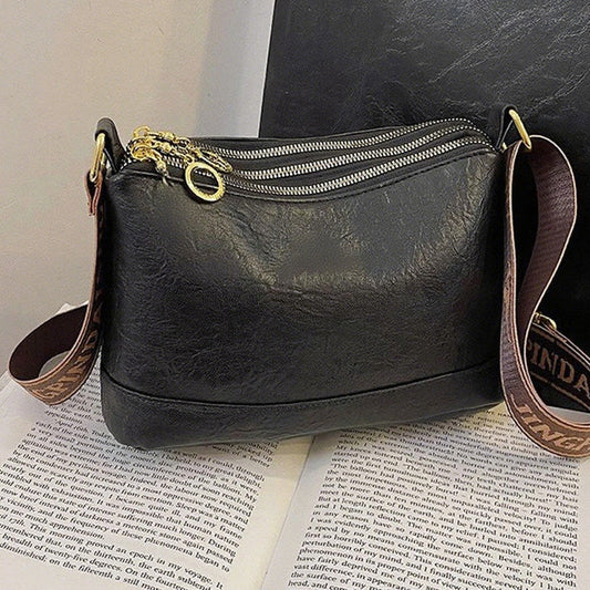 Винтидж чанта с голям капацитет за носене през рамо