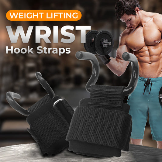 🏋️ Подложки за китки с куки, дръжки и куки за тренировка
