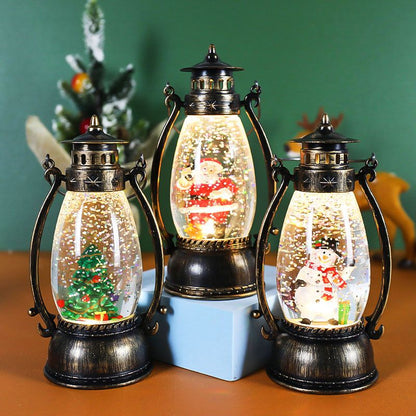 Коледен подарък! Ретро ръчна коледна лампа