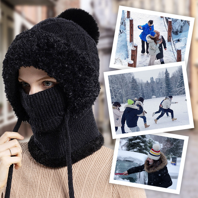 ❄️🔥3-i-1 vinterbalaklava for kvinner🚲