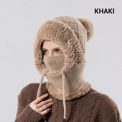 ❄️SISTE DAGS KAMPANJE - 50 % RABATT 💖 3-i-1 vinterbalaklava for kvinner
