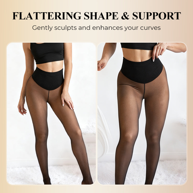 🥳💞 Over 46 000 solgt!⚡❄️🦵Termiske formende tights for kvinner med kompresjonslinning🎁