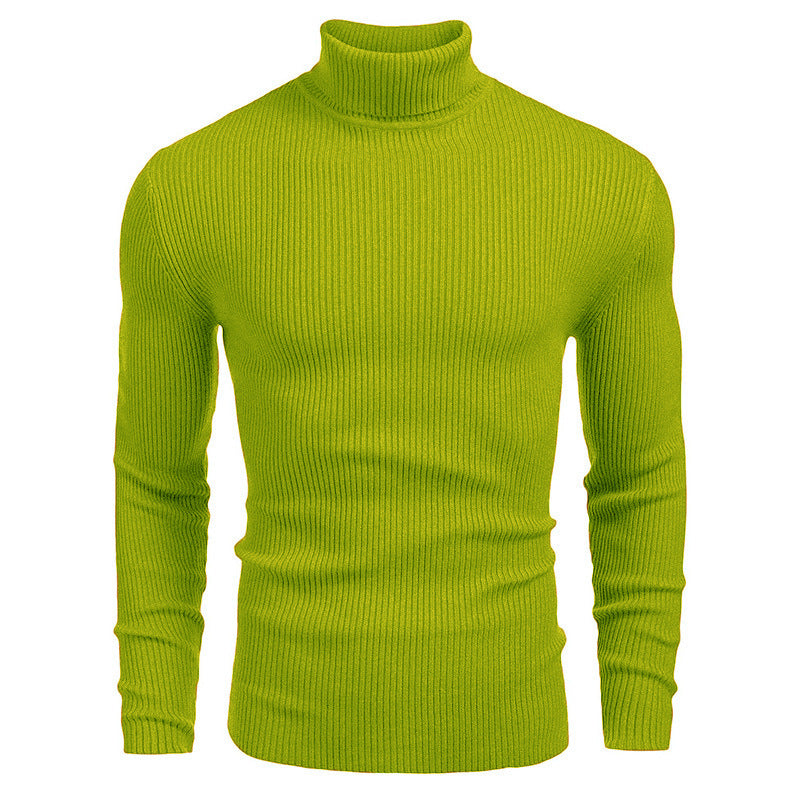 🔥 50% RABATT 🔥 Vinterstrikket Herregenser med Høyhals – Smal Passform, Varm & Stilren ❄️🧥