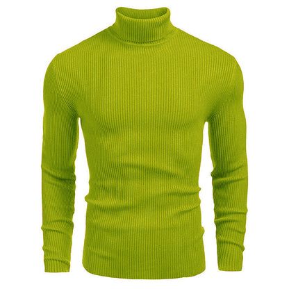 🔥 50% RABATT 🔥 Vinterstrikket Herregenser med Høyhals – Smal Passform, Varm & Stilren ❄️🧥