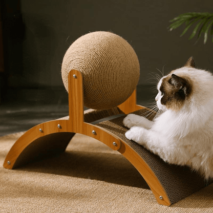 🐱 НОВО 2026 | Сизалова топка за драскане за котки | Защитава мебелите 🛋️