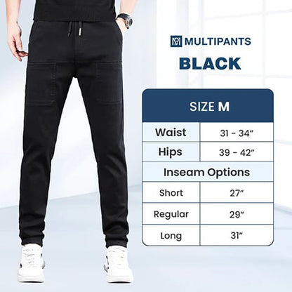 🔥HOT SALE 49 % RABATT🥰 MultiPants – Slitesterke cargobukser med mange lommer og høy elastisitet